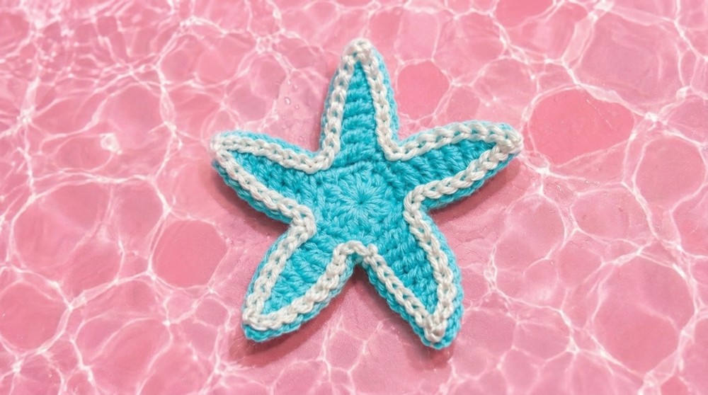 Crochet Cute Starfish In 10 Minutes Pattern 2