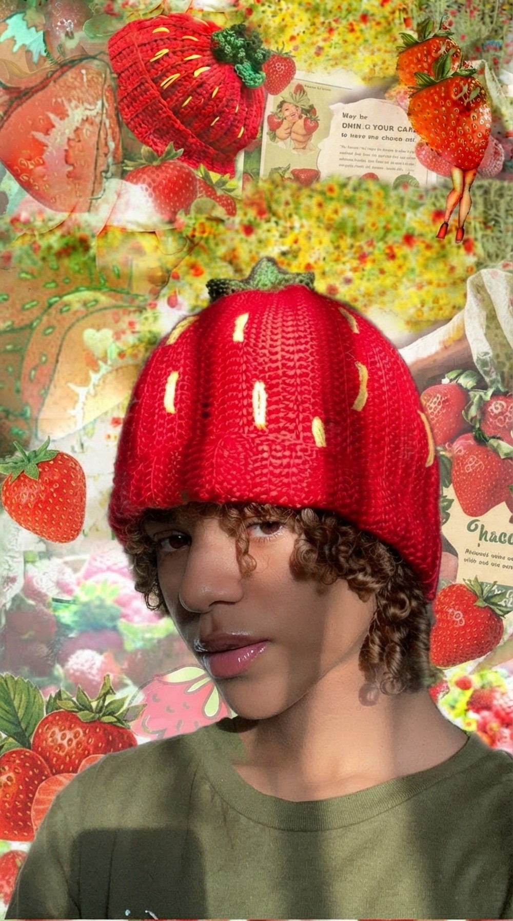 Crochet Strawberry Beanie Tutorial 10