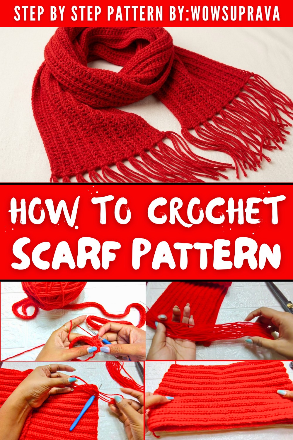 Easy Crochet Scarf Pattern