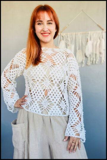 Crochet Bohemian Blouse Pattern 2