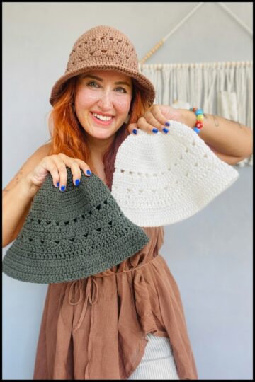 Crochet Bucket Hat Pattern 2