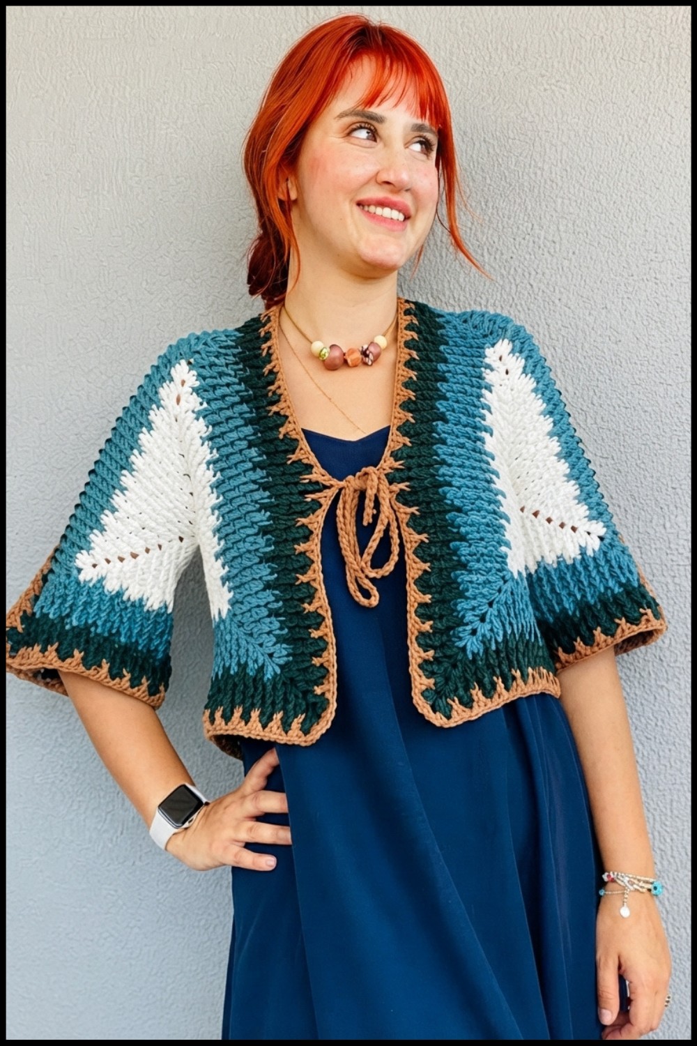 Crochet Hexagon Cardigan Pattern 2