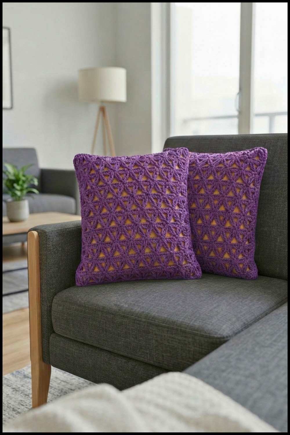 Crochet Lace Pillows Pattern 2
