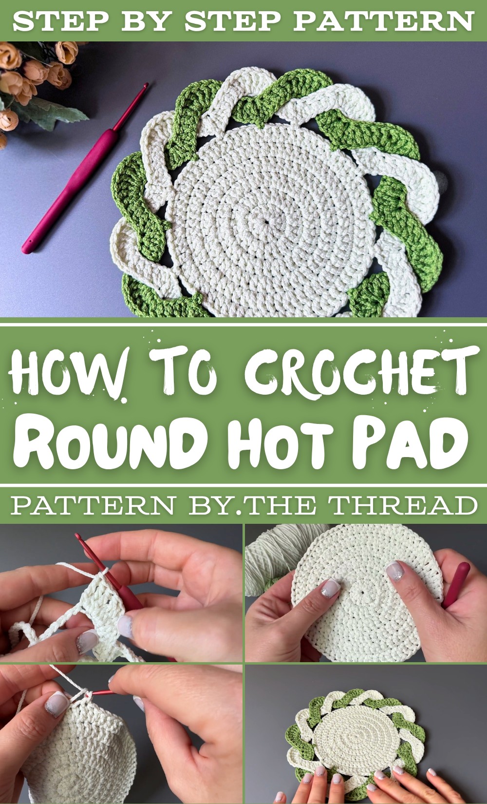 Crochet Round Hot Pad Pattern