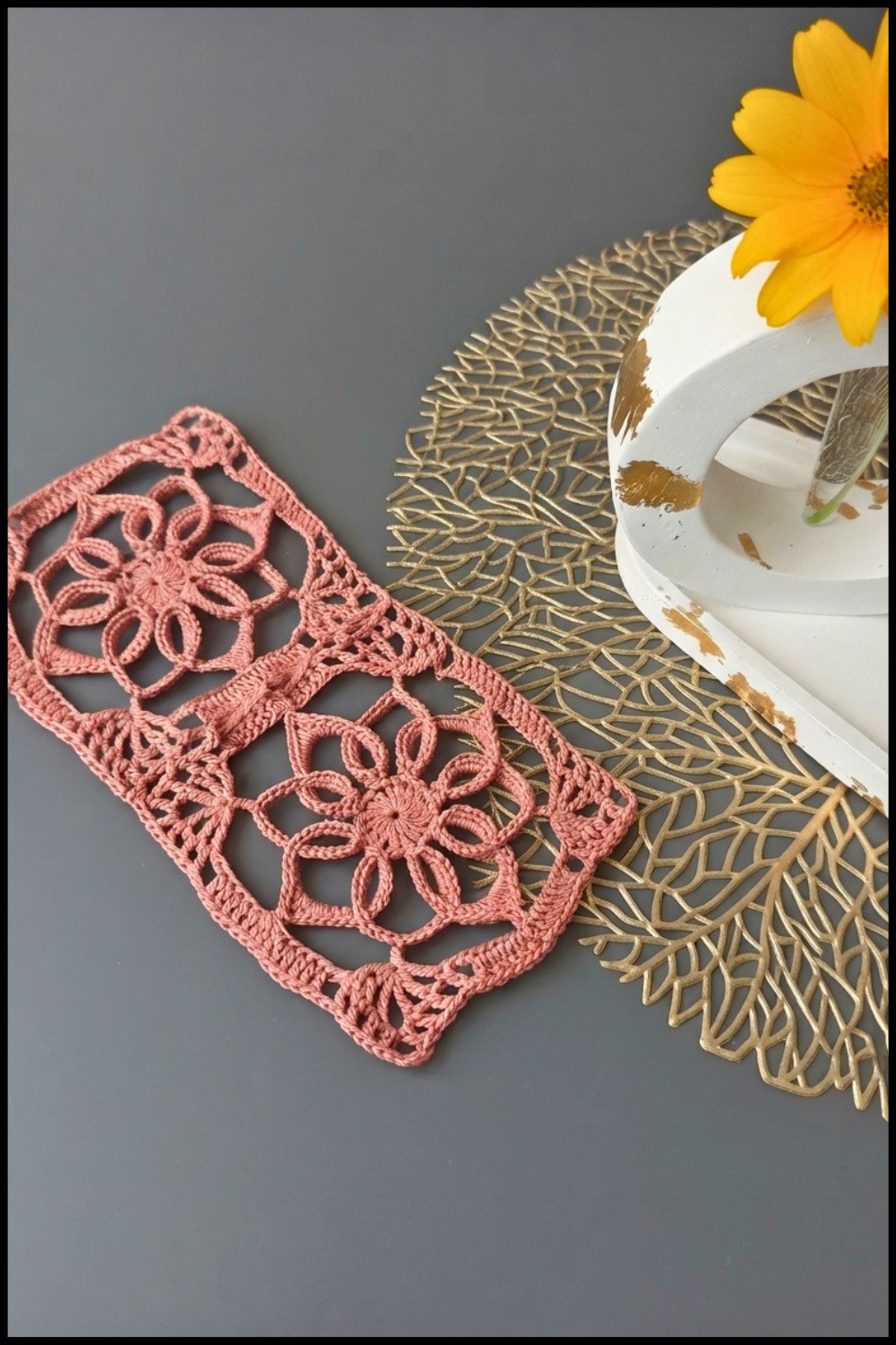 Crochet Square Motifs Pattern 2