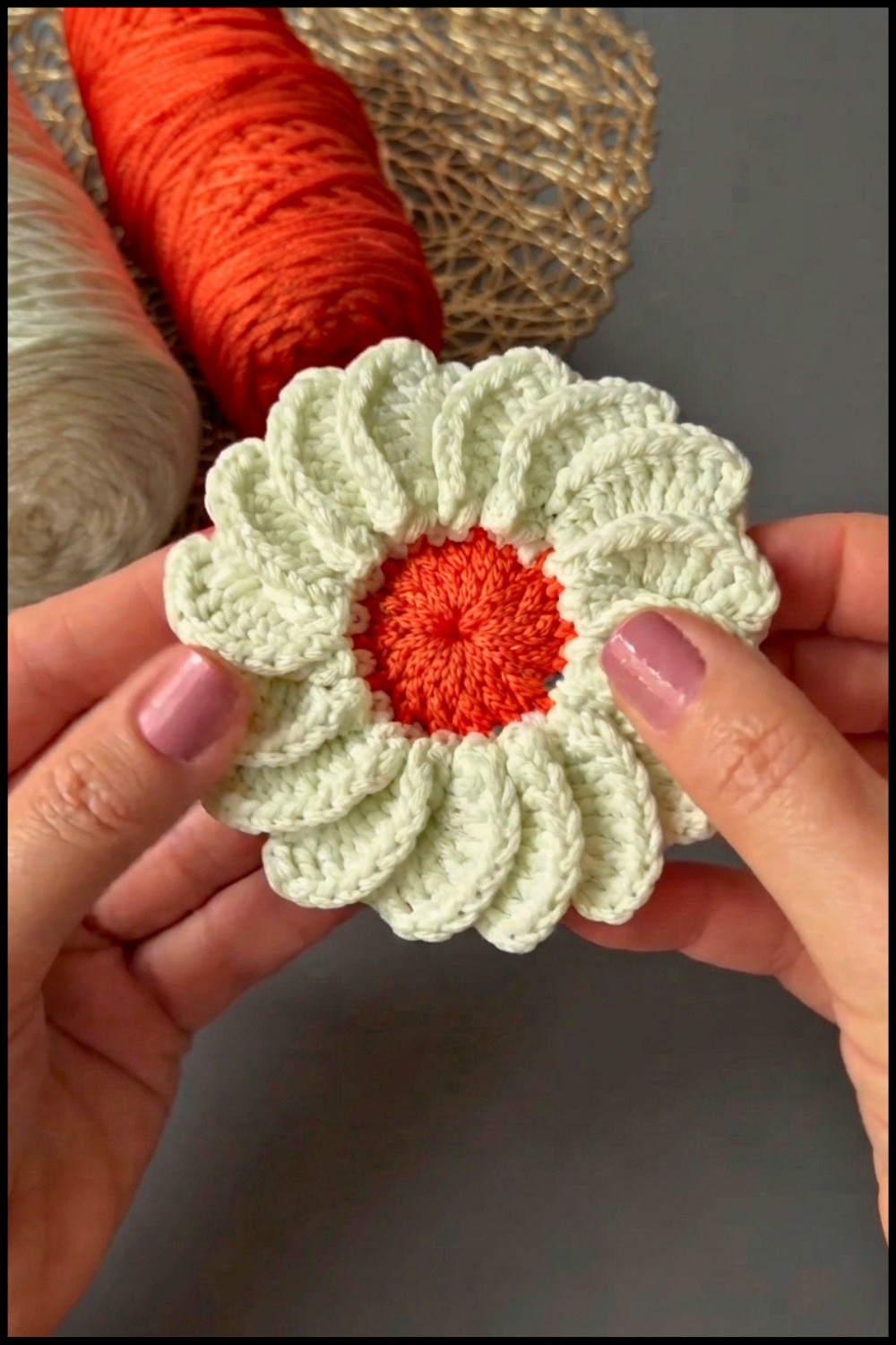 Easy Crochet 3d Daisy Pattern 2